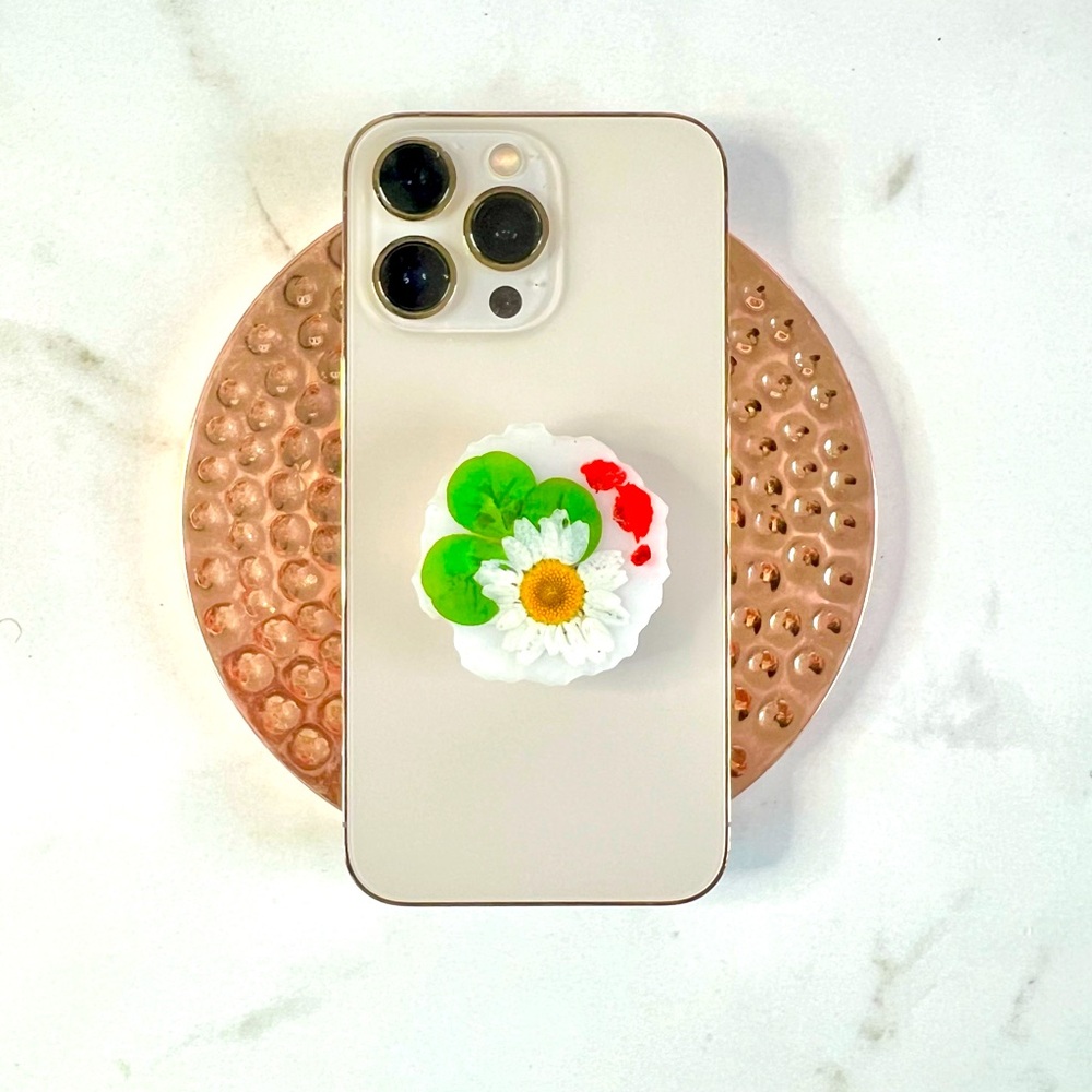 🌷Resin Flower Phone Grip